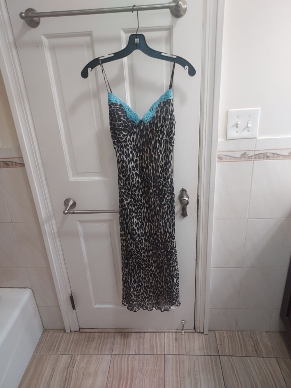 Realisation Par Sleeveless The Jaime Leopard Bellini Slip Dress